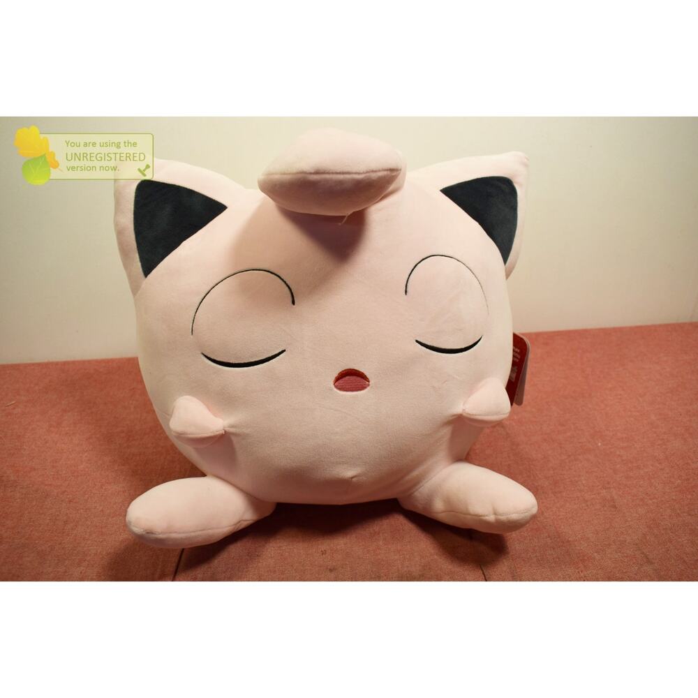 Pokemon Jigglypuff Sleeping Kids' Plush Buddy (Damaged)
